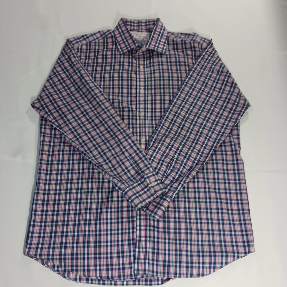 DFS Danny's Fashion Shoppe Button-Up Shirt Men's Large Long Sleeve Collared